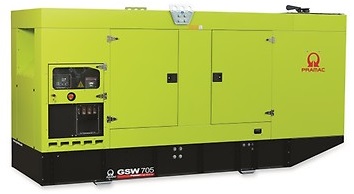 Дизельный генератор Pramac GSW705DO в кожухе