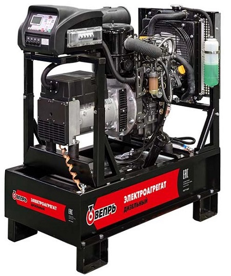 Дизельный генератор Вепрь АДА 8.5-Т400 РЯ с АВР Дизельный генератор Вепрь АДА 8.5-Т400 РЯ с АВР