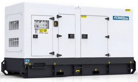 Дизельный генератор PowerLink WPS300S в кожухе