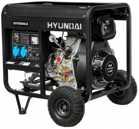 Дизельный генератор Hyundai DHY 8000LE с АВР