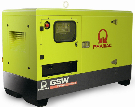 Дизельный генератор Pramac GSW10P 1 фаза в кожухе