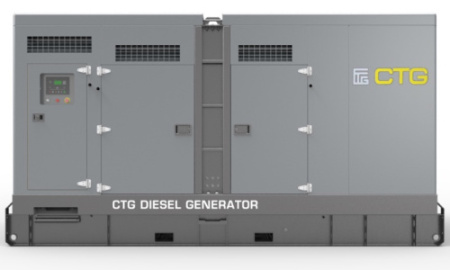 Дизельный генератор CTG 400C в кожухе с АВР