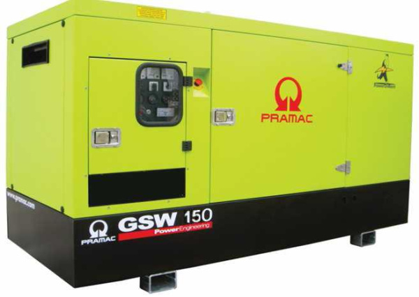 Дизельный генератор Pramac GSW150V в кожухе Дизельный генератор Pramac GSW150V в кожухе