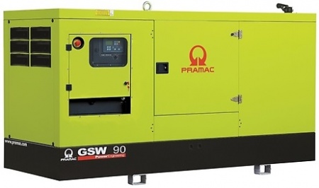 Дизельный генератор Pramac GSW90I в кожухе